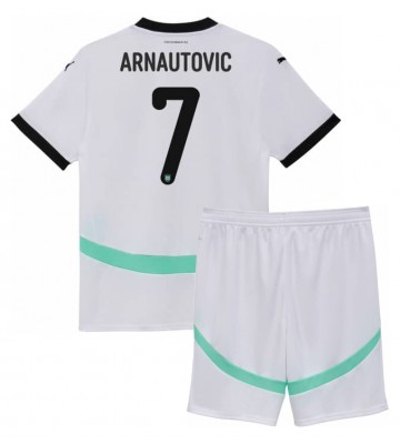 Østrig Marko Arnautovic #7 Udebanesæt Børn EM 2024 Kort ærmer (+ korte bukser)